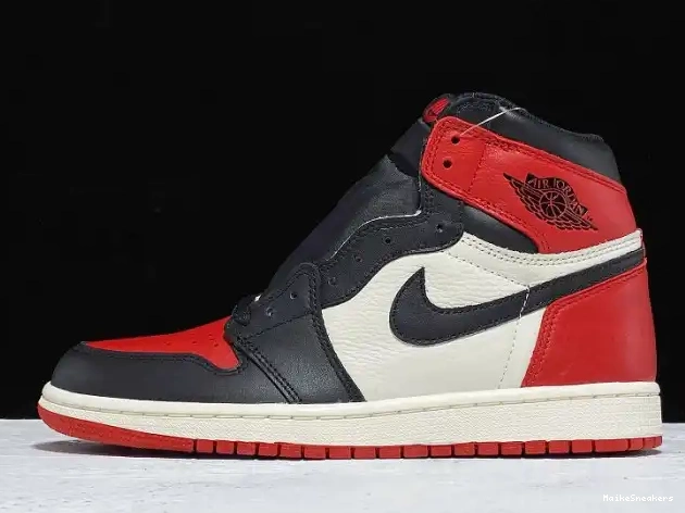 MaikeSneakers OG High Retro Toe Air 555088-610 Jordan Bred 1 0526